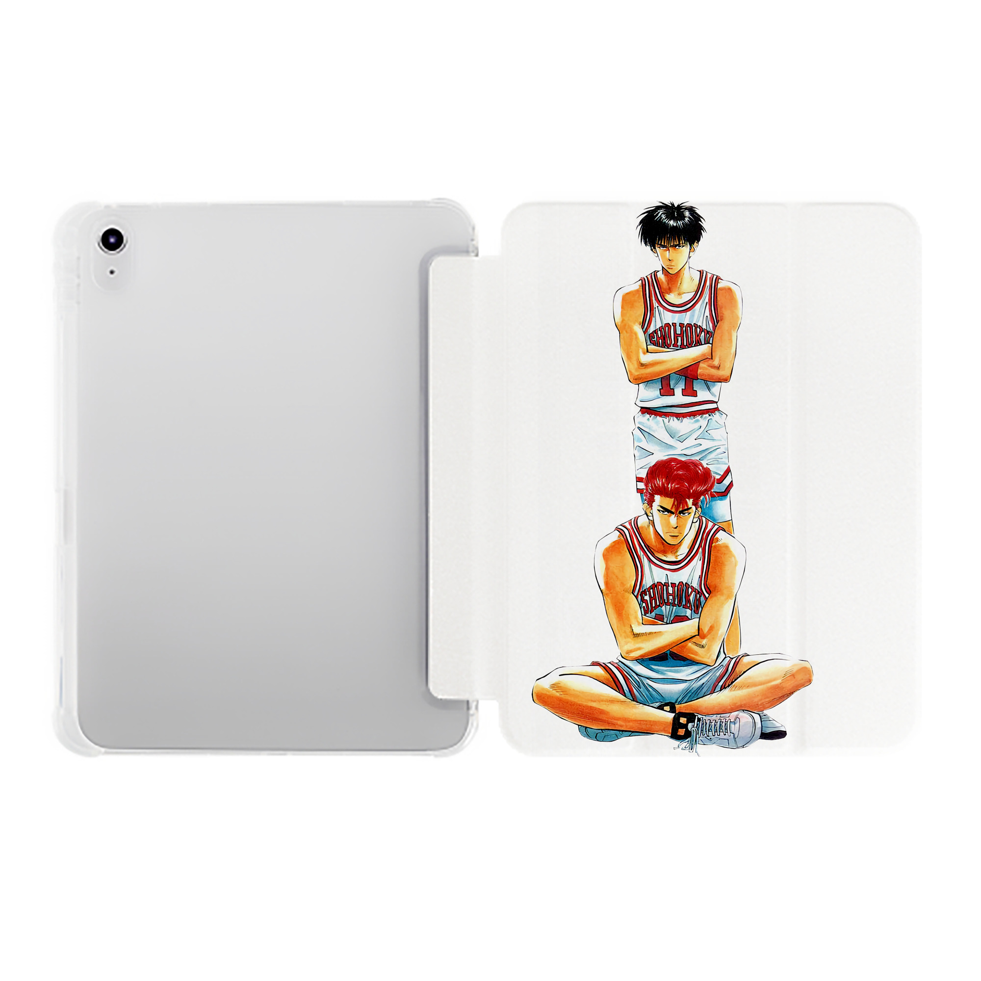 （画像用） SLAM DUNK／スラムダンク IPad ケース ペン収納付き 三つ折りスタンド PUレザー×シリコン 対応機種9.5/10.5/10.9インチ